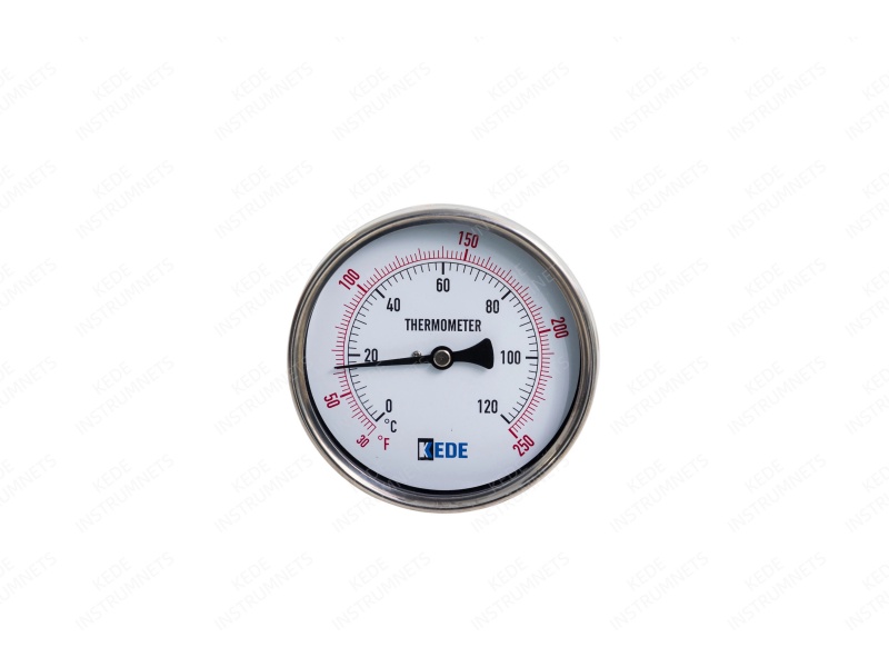 Pipe Back Entry Bimetal Thermometer