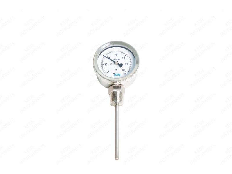 Bottom Entry Bimetal Thermometer