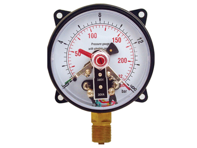 Electric contact pressure gauges